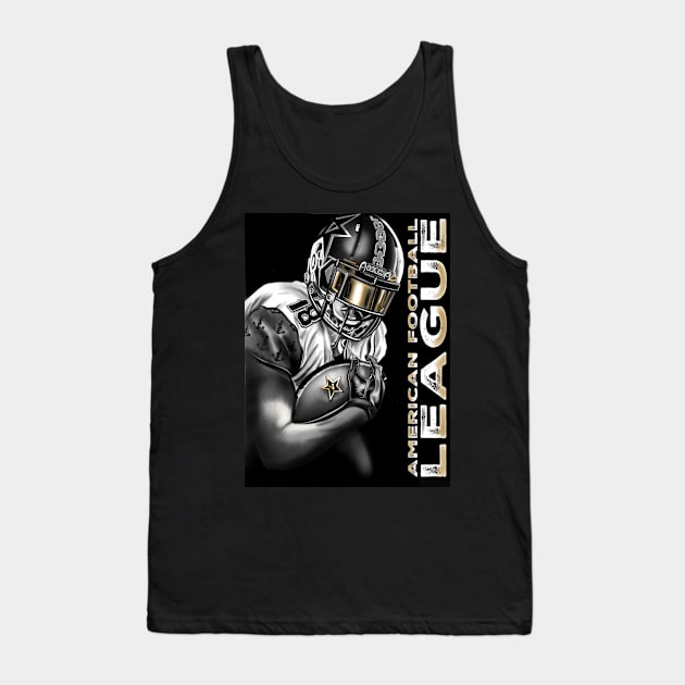 American football league painting Tank Top by SAN ART STUDIO 